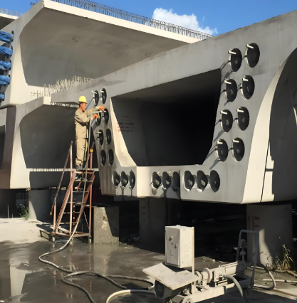 城子河压浆料施工流程及注意事项